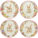 Certified International Easter Garden Dessert Plate