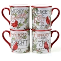 Certified International Evergreen Christmas Mug
