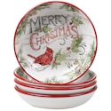 Certified International Evergreen Christmas Soup/Pasta Bowl