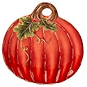 Certified International Fall Inspiration 3-D Pumpkin Platter