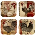 Certified International Fancy Rooster Dinner Plate