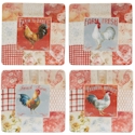 Certified International Farm House Rooster Dinner Plate