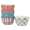 Certified International Farm House Rooster Ice Cream Bowl