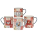 Certified International Farm House Rooster Mug