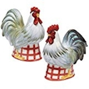 Certified International Farm House Rooster Salt & Pepper Set
