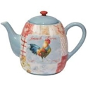 Certified International Farm House Rooster Teapot