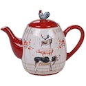 Certified International Farmhouse Teapot