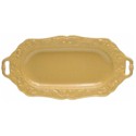 Certified International Firenze Gold Fish Platter with Handles