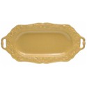 Certified International Firenze Gold Fish Platter with Handles
