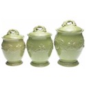 Certified International Firenze Green Canister Set