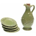 Certified International Firenze Green Olive Oil Set