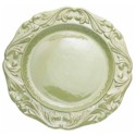 Certified International Firenze Green Round Platter