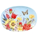 Certified International Floral Bouquet Oval Platter