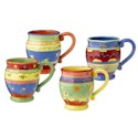 Certified International Floral Brights Coffee Mugs