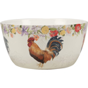 Certified International Floral Rooster Deep Bowl