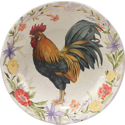 Certified International Floral Rooster Serving/Pasta Bowl