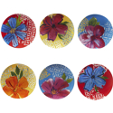 Certified International Flower Power Canape Plate