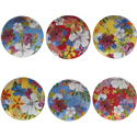 Certified International Flower Power Salad/Dessert Plate