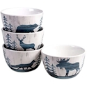 Certified International Fluidity Lodge Ice Cream Bowl