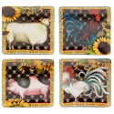 Certified International French Barnyard Dinner Plate