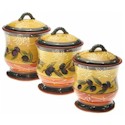 Certified International French Olives Canister Set