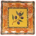 Certified International French Olives Square Platter