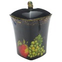 Certified International Fruit Filigree Biscuit Jar