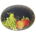 Certified International Fruit Filigree Oval Platter