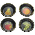 Certified International Fruit Filigree Soup/Pasta Bowls