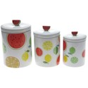 Certified International Fruit Salad Canister Set