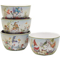 Certified International Garden Gnomes Ice Cream Bowl