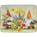 Certified International Garden Gnomes Rectangular Platter