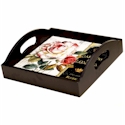Certified International Garden View Wood Tray with Handles