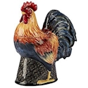 Certified International Gilded Rooster Cookie Jar