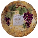 Certified International Gilded Wine Dinner Plate