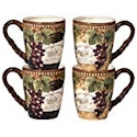 Certified International Gilded Wine Mug