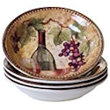 Certified International Gilded Wine Soup/Pasta Bowl