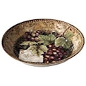 Certified International Gilded Wine Serving/Pasta Bowl