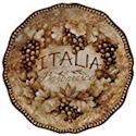 Certified International Gilded Wine Round Platter