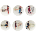 Certified International Girlfriends Canape Plate