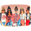 Certified International Girlfriends Rectangular Platter