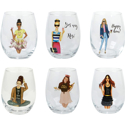 Certified International Girlfriends Stemless Wine Glass