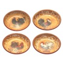 Certified International Golden Rooster Pasta/Soup Bowls