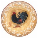Certified International Golden Rooster Round Platter