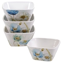 Certified International Greenhouse Poppies Ice Cream Bowl