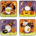 Certified International Halloween Gnomes Canape Plate