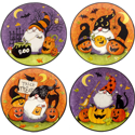 Certified International Halloween Gnomes Dessert Plate