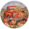 Certified International Harvest Bounty Round Platter