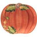 Certified International Harvest Morning Pumpkin Platter