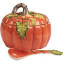 Certified International Harvest Morning Pumpkin Tureen with Ladle